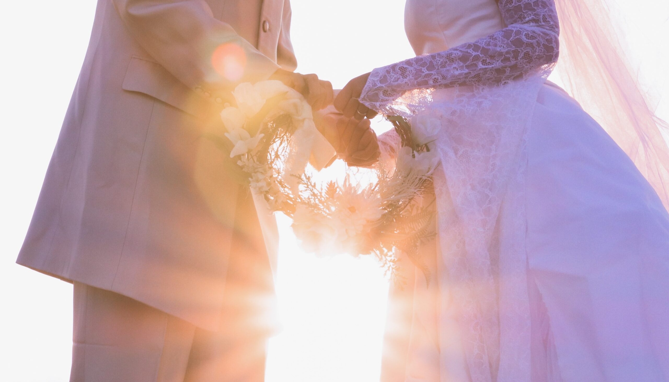 Beachview grill sunset wedding